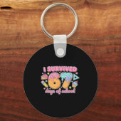 I Survived 67 Days Of School Funny 67 Teachers Stu Schlüsselanhänger (Vorderseite)