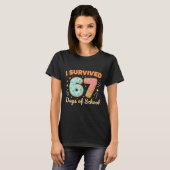 I Survived 67 Days Of School Funny 67 Teachers Stu T-Shirt (Vorne ganz)