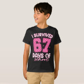 I Survived 67 Days Of School Funny 67 Teachers Stu T-Shirt (Vorne ganz)