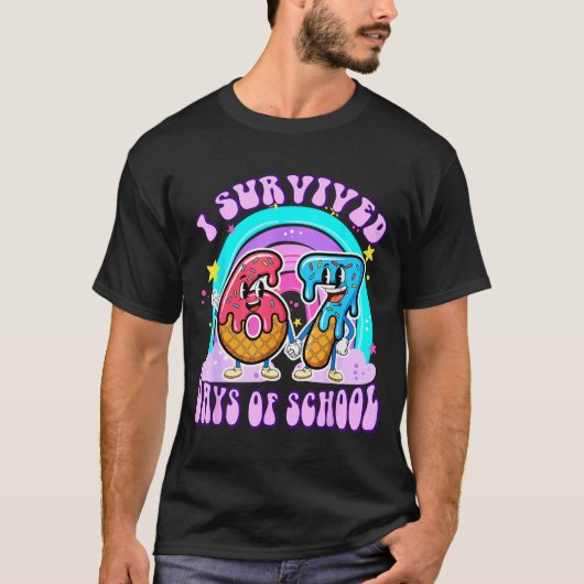 I Survived 67 Days Of School Funny 67 Teachers Stu T-Shirt (Vorderseite)