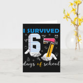 I Survived 67 Days Of School Funny 67th Day Teache Karte (Gelbe Blume)