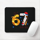 I Survived 67 Days Of School Funny 6 7 Baseball Te Mousepad (Mit Mouse)