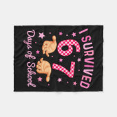 I Survived 67 Days Of School Funny 6 7 Meme Six Se Fleecedecke (Vorderseite (Horizontal))