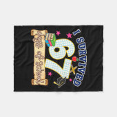 I Survived 67 Days Of School Funny 6 7 Meme Teache Fleecedecke (Vorderseite (Horizontal))