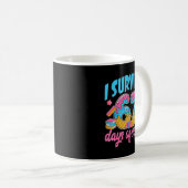 I Survived 67 Days Of School Funny 6 7 Meme Teache Kaffeetasse (VorderseiteRechts)