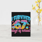 I Survived 67 Days Of School Funny 6 7 Meme Teache Karte (Gelbe Blume)