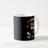 I Survived 67 Days Of School Funny Black Cat Six S Kaffeetasse (VorderseiteRechts)