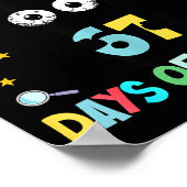 I Survived 67 Days Of School Funny Black Cat Six S Poster (Ecke)