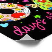 I Survived 67 Days Of School Funny Camouflage Boy  Poster (Ecke)