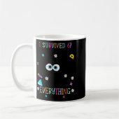 I Survived 67 Days Of School Funny Cat Six Seven M Kaffeetasse (Links)