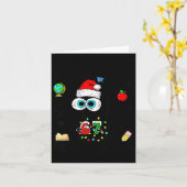 I Survived 67 Days Of School Funny Christmas Black Karte (Gelbe Blume)