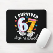 I Survived 67 Days Of School Funny Cool Meme Stude Mousepad (Mit Mouse)
