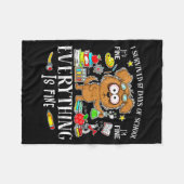 I Survived 67 Days Of School Funny Dog Lover Scien Fleecedecke (Vorderseite (Horizontal))