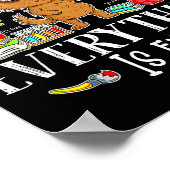 I Survived 67 Days Of School Funny Dog Lover Scien Poster (Ecke)