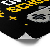 I Survived 67 Days Of School Funny Gamer Student M Poster (Ecke)