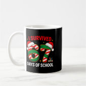 I Survived 67 Days Of School Funny Gen Christmas Kaffeetasse (Links)