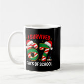 I Survived 67 Days Of School Funny Gen Christmas Kaffeetasse (Links)
