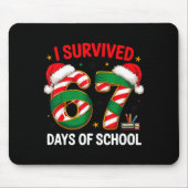 I Survived 67 Days Of School Funny Gen Christmas Mousepad (Vorne)