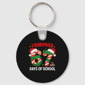 I Survived 67 Days Of School Funny Gen Christmas  Schlüsselanhänger (Vorderseite)
