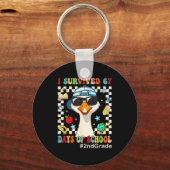 I Survived 67 Days Of School Funny Goose Boys 2nd Schlüsselanhänger (Vorderseite)