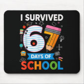 I Survived 67 Days Of School Funny Kids Teacher St Mousepad (Vorne)