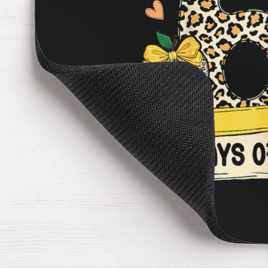 I Survived 67 Days Of School Funny Leopard Student Mousepad (Ecke)