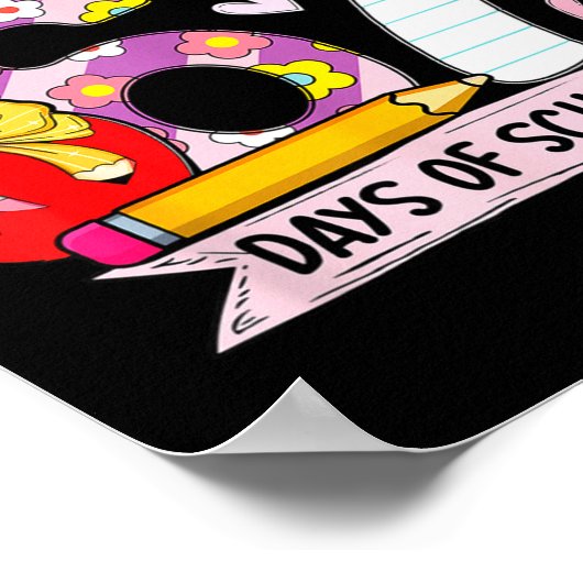 I Survived 67 Days Of School Funny Leopard Student Poster (Ecke)