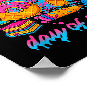 I Survived 67 Days Of School Funny Meme Ice Cream Poster (Ecke)