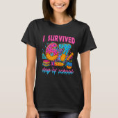 I Survived 67 Days Of School Funny Meme Ice Cream  T-Shirt (Vorderseite)