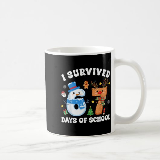 I Survived 67 Days Of School Funny Meme Six Seven Kaffeetasse (Rechts)