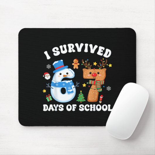 I Survived 67 Days Of School Funny Meme Six Seven Mousepad (Mit Mouse)