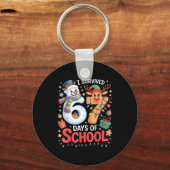 I Survived 67 Days Of School Funny Meme Six Seven Schlüsselanhänger (Vorderseite)
