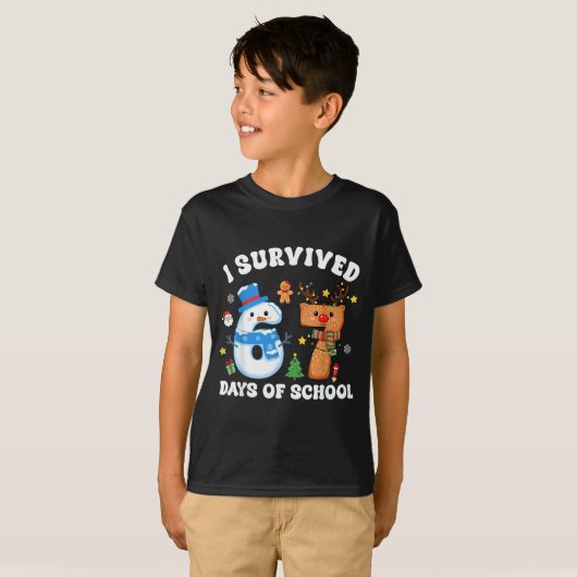 I Survived 67 Days Of School Funny Meme Six Seven T-Shirt (Vorne ganz)