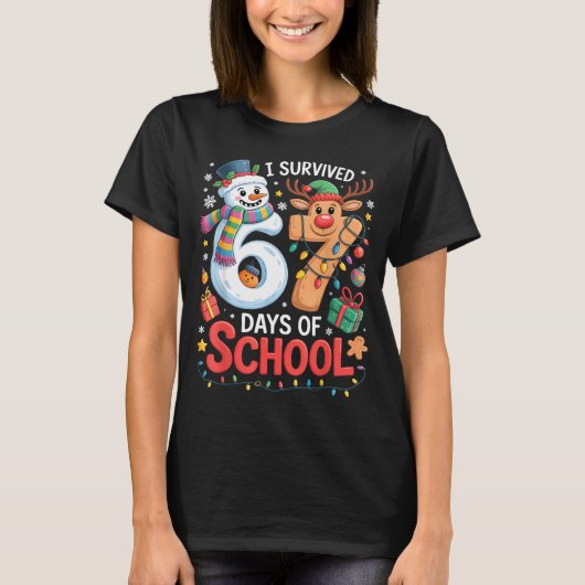 I Survived 67 Days Of School Funny Meme Six Seven T-Shirt (Vorderseite)