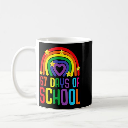 I Survived 67 Days Of School Funny Meme Student Te Kaffeetasse (Links)