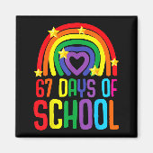 I Survived 67 Days Of School Funny Meme Student Te Magnet (Vorne)