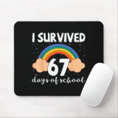 I Survived 67 Days Of School Funny Meme Student Te Mousepad (Mit Mouse)