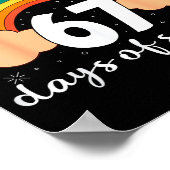 I Survived 67 Days Of School Funny Meme Student Te Poster (Ecke)