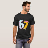 I Survived 67 Days Of School Funny Meme Teacher 2 T-Shirt (Vorne ganz)