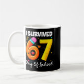 I Survived 67 Days Of School Funny Meme Teacher St Kaffeetasse (Links)