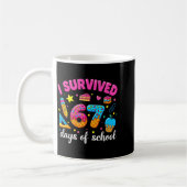 I Survived 67 Days Of School Funny Meme Teacher St Kaffeetasse (Links)