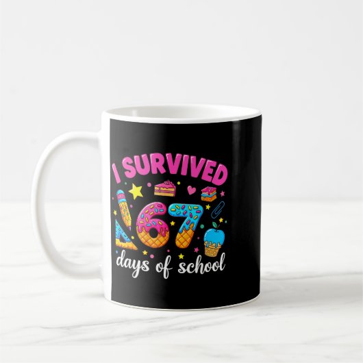 I Survived 67 Days Of School Funny Meme Teacher St Kaffeetasse (Links)