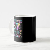 I Survived 67 Days Of School Funny Meme Teacher St Kaffeetasse (Vorderseite Links)