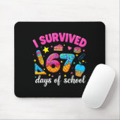 I Survived 67 Days Of School Funny Meme Teacher St Mousepad (Mit Mouse)