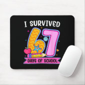 I Survived 67 Days Of School Funny Meme Teacher St Mousepad (Mit Mouse)