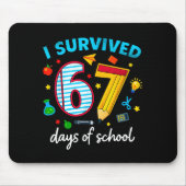 I Survived 67 Days Of School Funny Meme Teacher St Mousepad (Vorne)