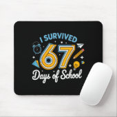 I Survived 67 Days Of School Funny Meme Teacher St Mousepad (Mit Mouse)