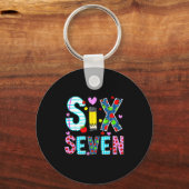 I Survived 67 Days Of School Funny Meme Teacher St Schlüsselanhänger (Vorderseite)