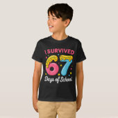 I Survived 67 Days Of School Funny Meme Teacher St T-Shirt (Vorne ganz)