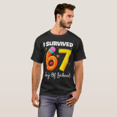 I Survived 67 Days Of School Funny Meme Teacher St T-Shirt (Vorne ganz)